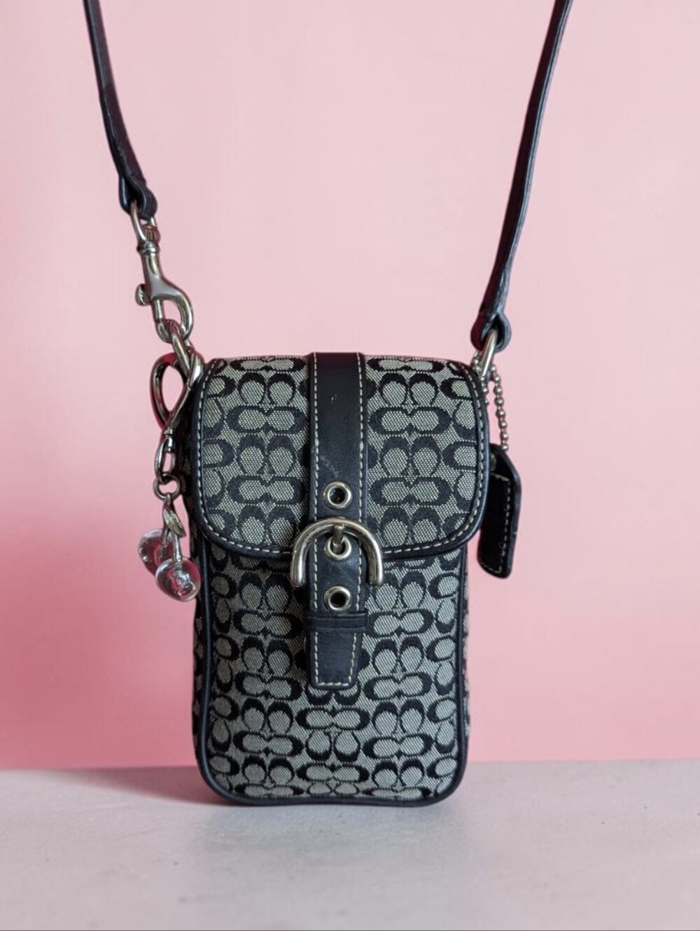 vintage Coach Soho MiniSignature Crossbody Bag